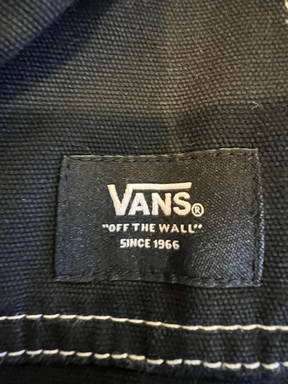 Vans Black Jacket with White Logo and Stitching - Picture 2 of 10